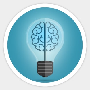 Bulb Brain Sticker